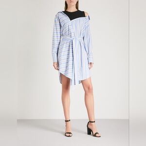 Maje Riavi striped shirt dress size S (1)